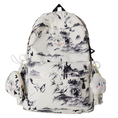 Künstlerisch bedruckter Rucksack Brehn