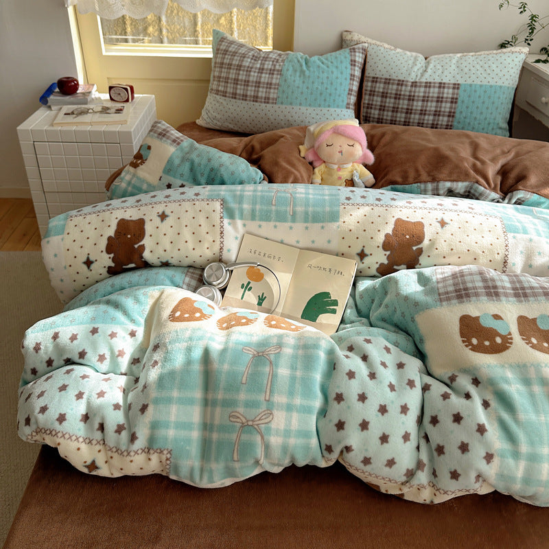 Gemütliche Flanelldecke