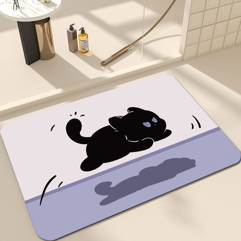 Süßes Katzen-Design Badezimmermatte Brehn