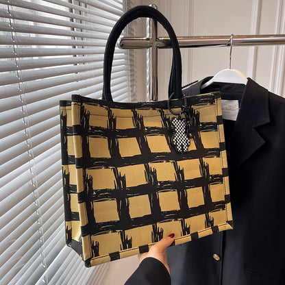 Stylische Canvas-Shopper Tasche