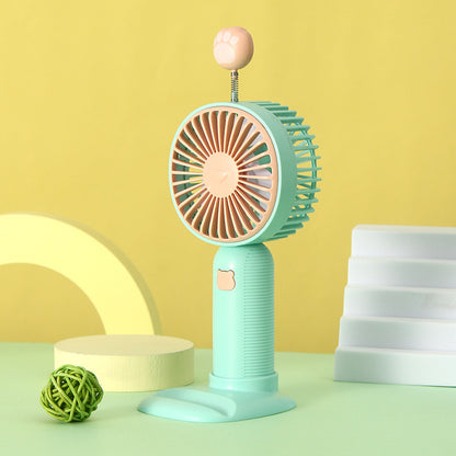 Unisex Tragbarer Handventilator mit verspieltem Tiermuster Brehn