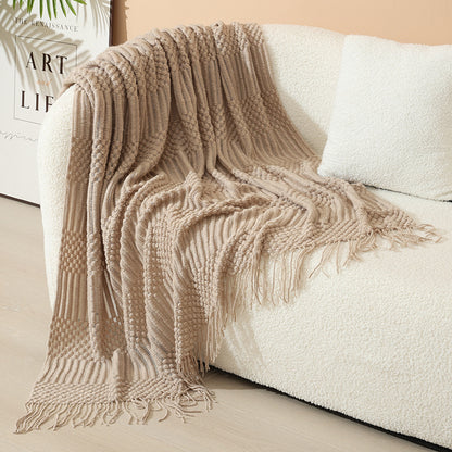 Damen stylische Wohnzimmerdecke mit Fransenmuster Brehn