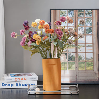 Texturiertes Künstliches Zinnia Blumenarrangement