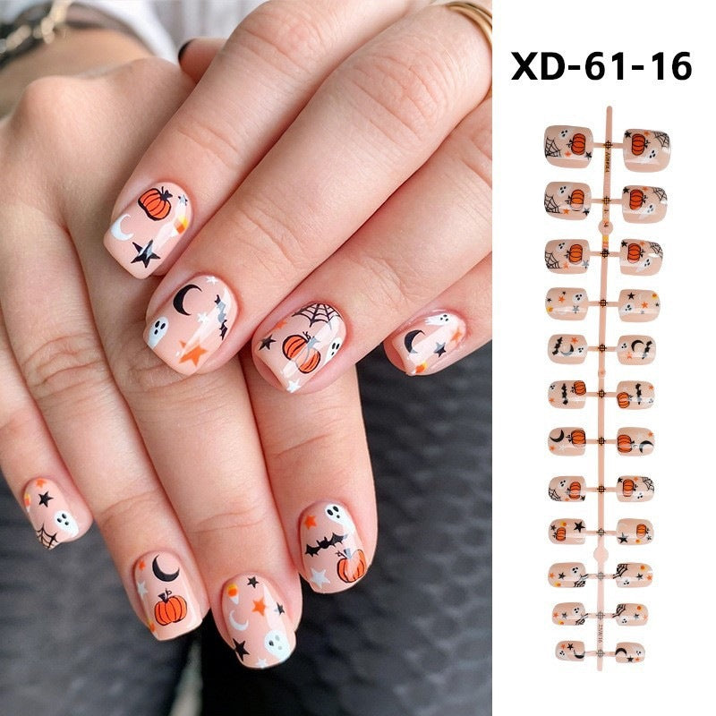 Kreatives Halloween Kunstnagelset Brehn