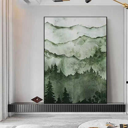 Abstrakte Übergroße Leinwand Wandkunst