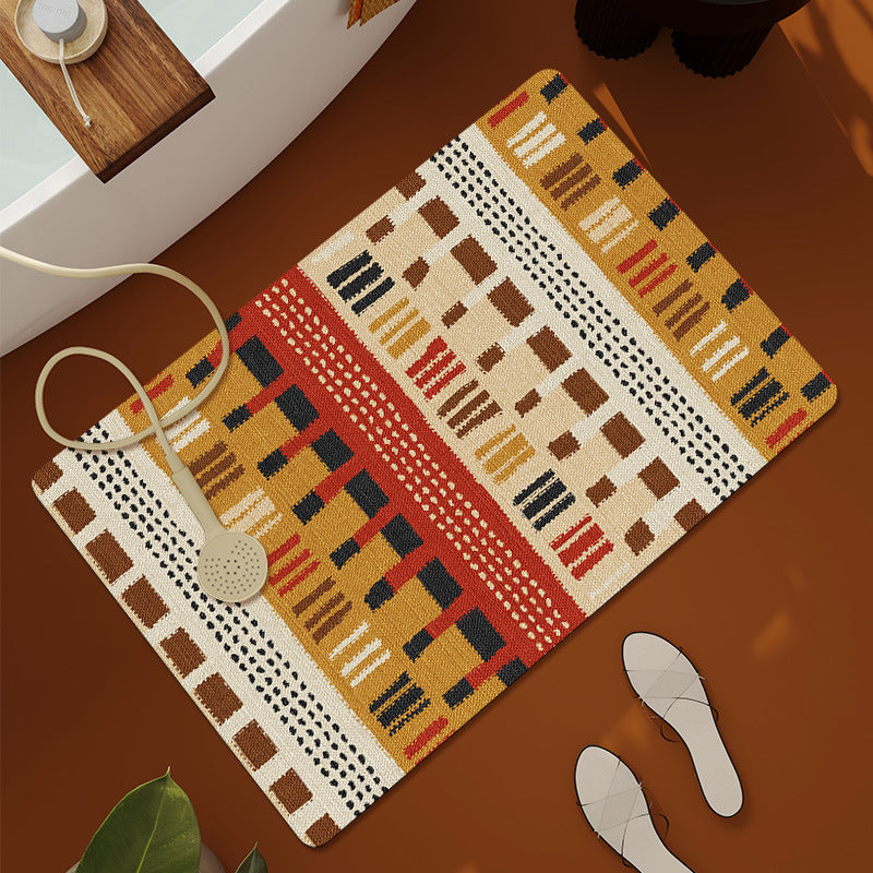 Texturiertes gemustertes Badetuch Brehn