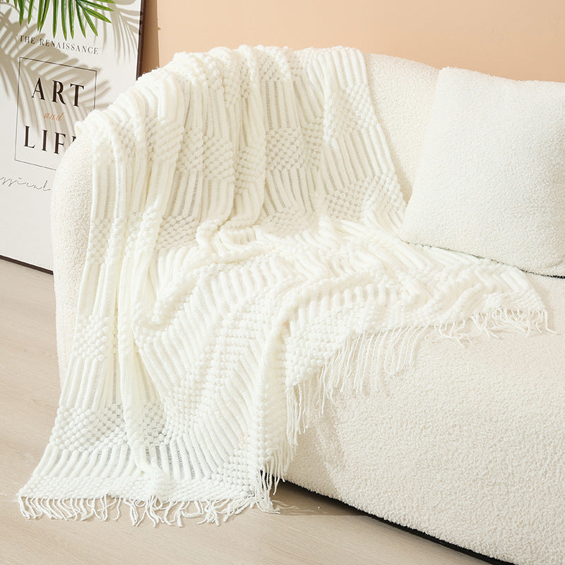 Damen stylische Wohnzimmerdecke mit Fransenmuster Brehn