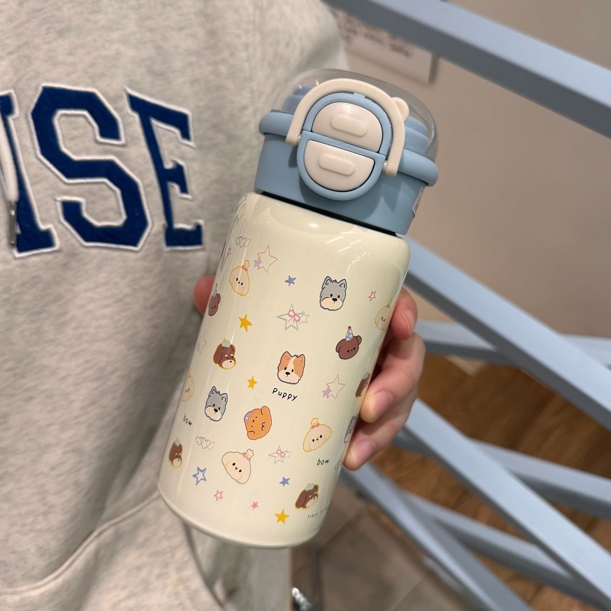 Damen Wasserdichte Trinkflasche mit auslaufsicherem Deckel und tierischem Design Brehn
