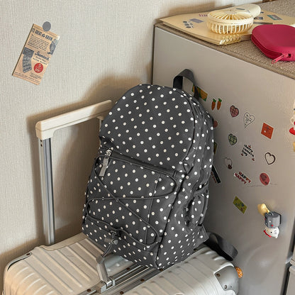 Stylischer Polka-Dots-Rucksack Brehn