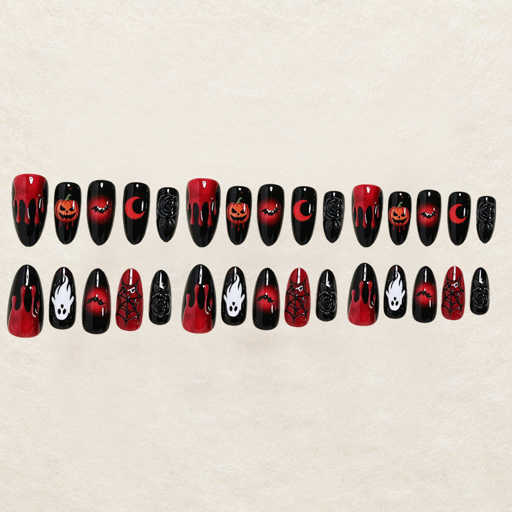 Festliches Halloween-Themen-Nagelkunst-Set Brehn