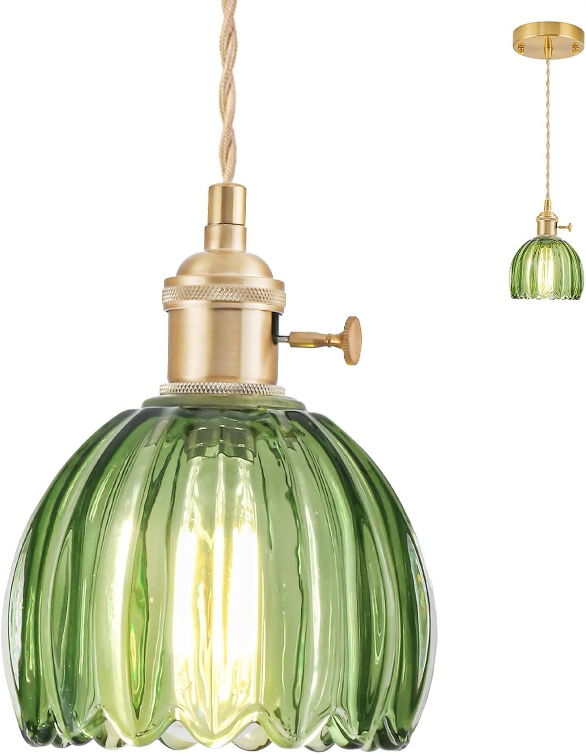 Dekorative Glas Pendelleuchte