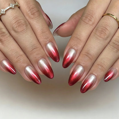 Ombre Glitter Press-On Nagelset