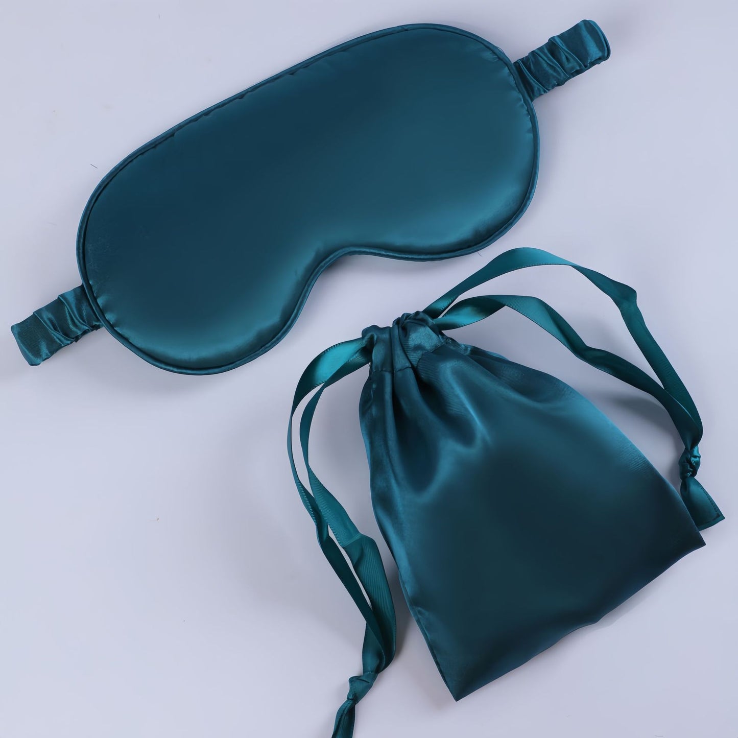 Damen nan seidenweiche Schlafmaske mit gepolstertem Augenbereich verstellbarem Elastikband und Aufbewahrungsbeutel Brehn