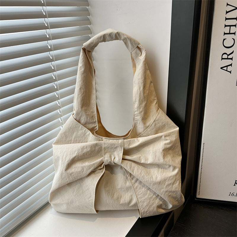 Bow-Akzent Stoff Tragetasche Brehn