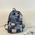 Umweltfreundlicher Denim-Patchwork-Rucksack
