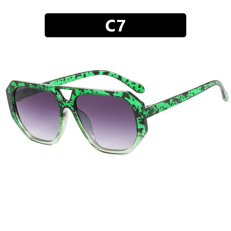 Damen Sonnenbrille im modischen Hexagon-Design mit UV-Schutz Brehn