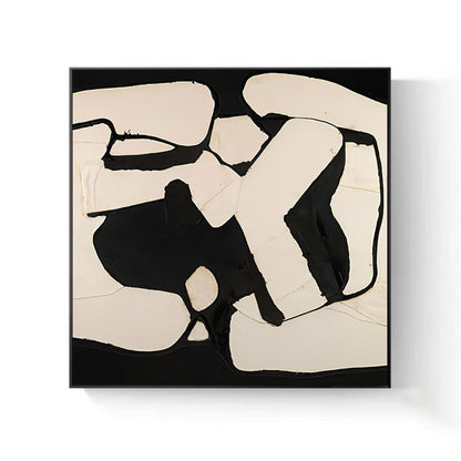 Abstrakte Pinselstrich Leinwand Wandkunst