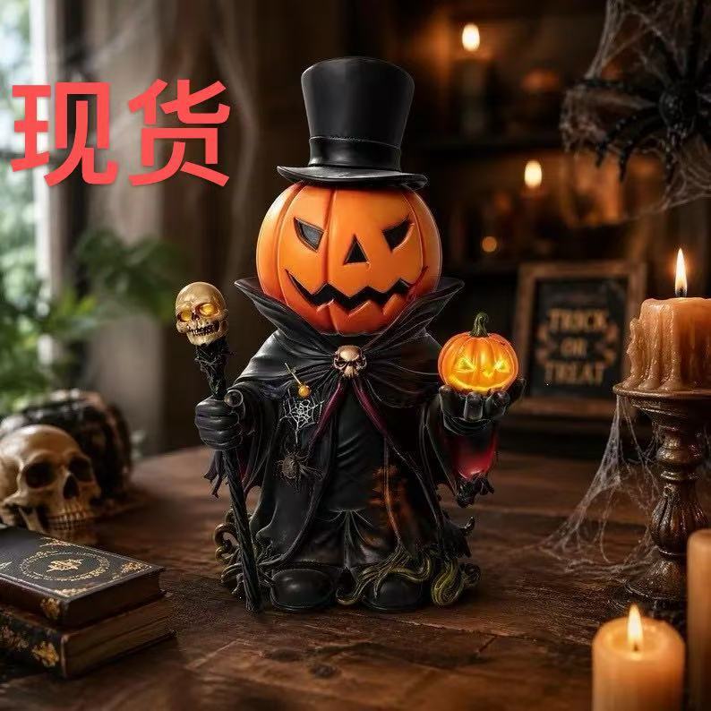 Halloween-Themen Kürbis Meister Figur Brehn