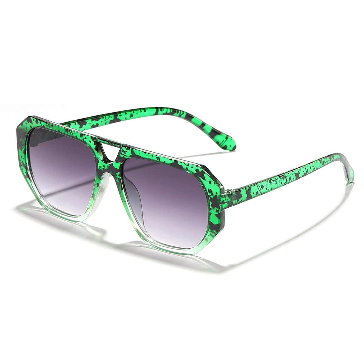 Damen moderne Sonnenbrille im auffälligen Oktagon-Design Brehn