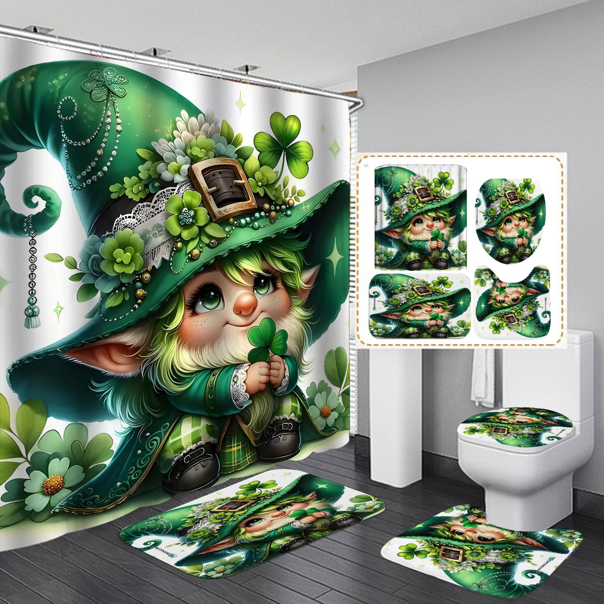 St. Patrick's Day Themen-Badset Brehn