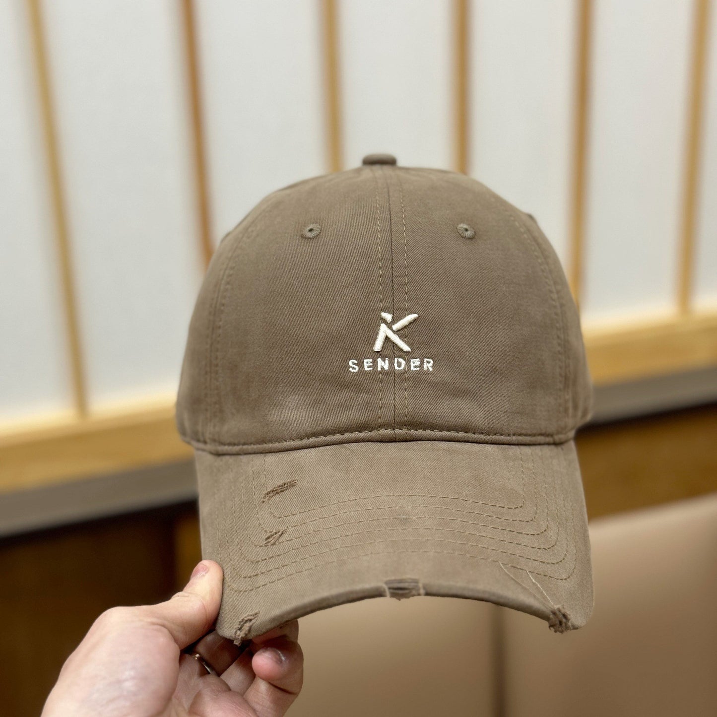 Männer Casual Distressed Baseball Cap Brehn 1784270777