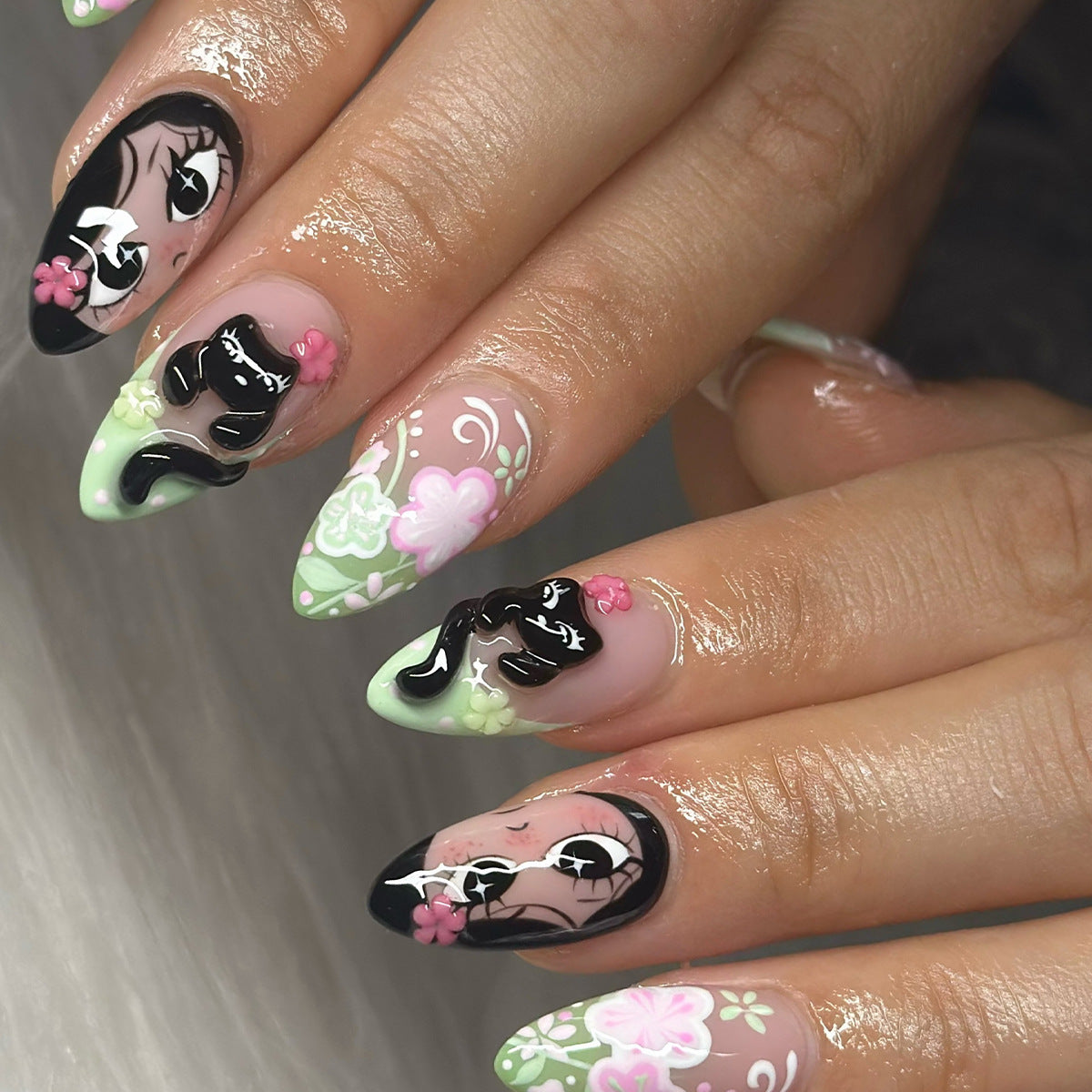 Künstlerischer Charakter Nagelkunst Brehn