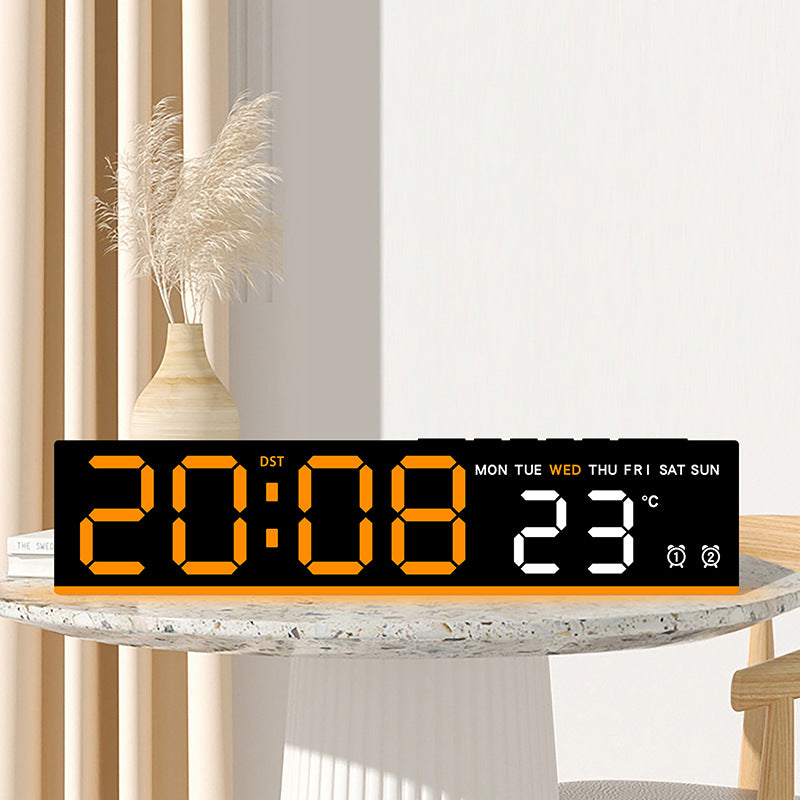 Digitaler Wecker mit großem LED-Display und Temperaturanzeige Brehn