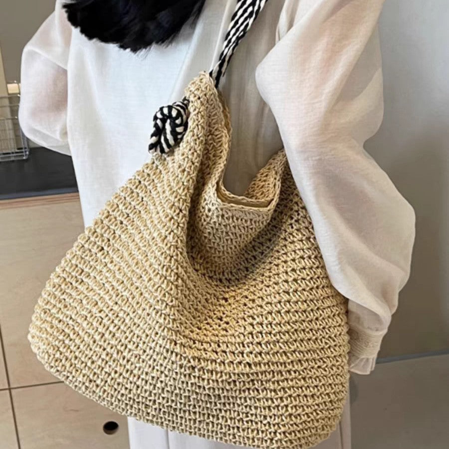 Trendige Makramee-Tote mit Verspielten Details Brehn