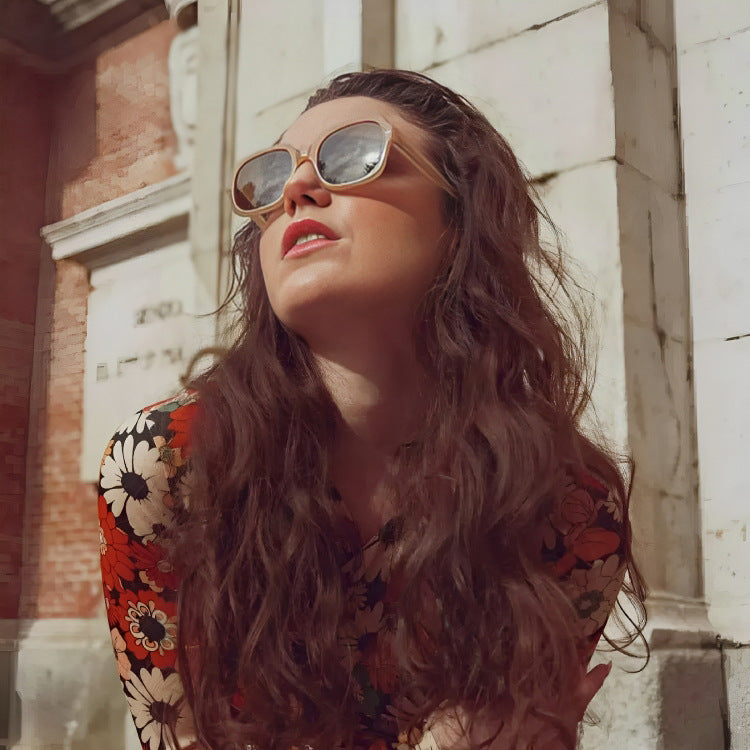 Damen Quadrat-Sonnenbrille mit UV-Schutz und trendigem Rahmen Brehn