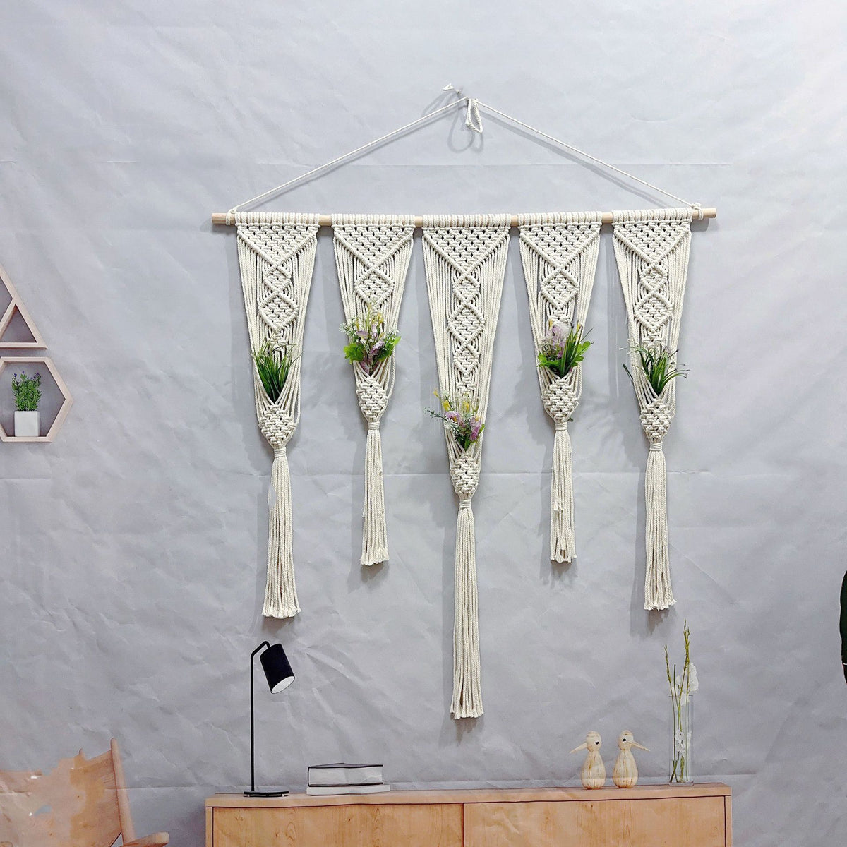 Macrame Wandhängenden Pflanzer Brehn