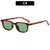 Künstlerische Retro quadratische Rahmen Sonnenbrille