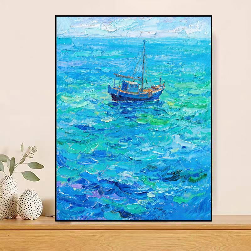 Maritimes Seeland Leinwandkunst Brehn