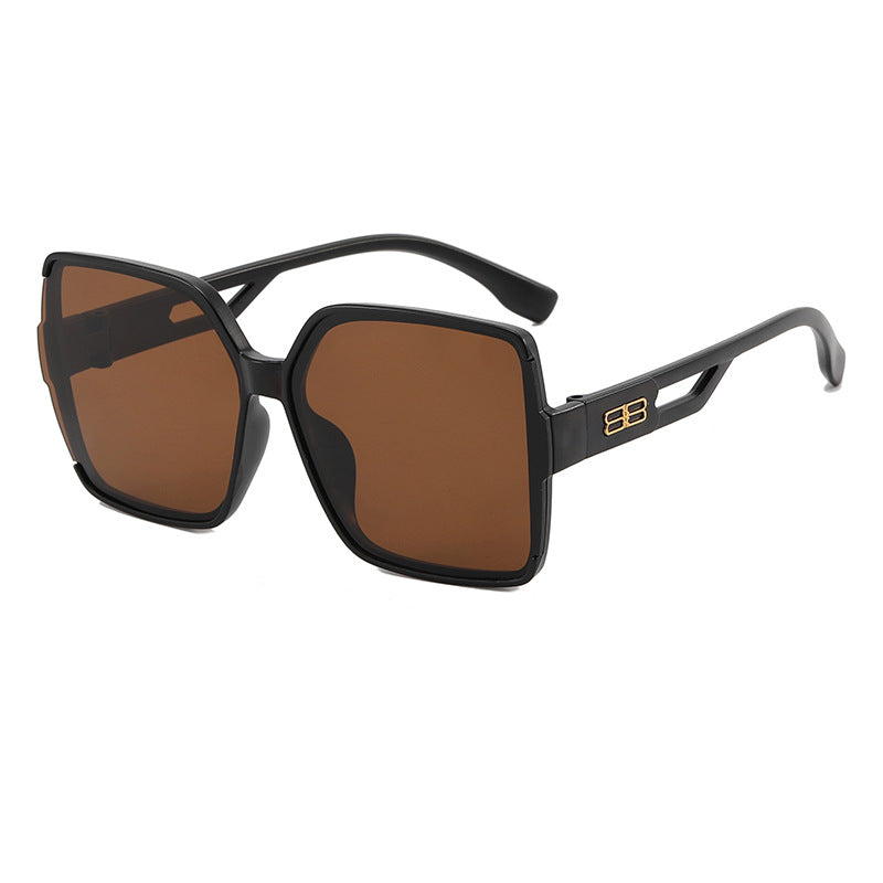 Damen Oversized Sonnenbrille mit markantem eckigem Design Brehn