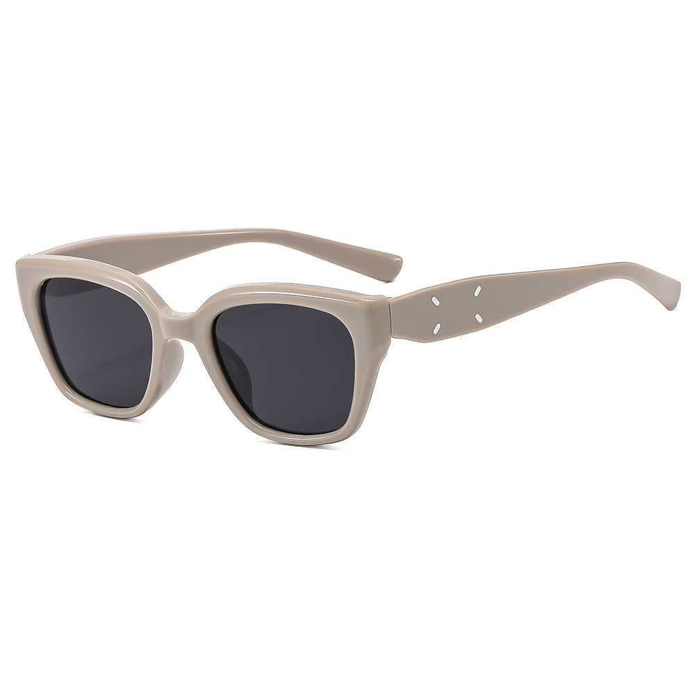 Damen einzigartige Sonnenbrille mit auffällig geformtem Rahmen Brehn