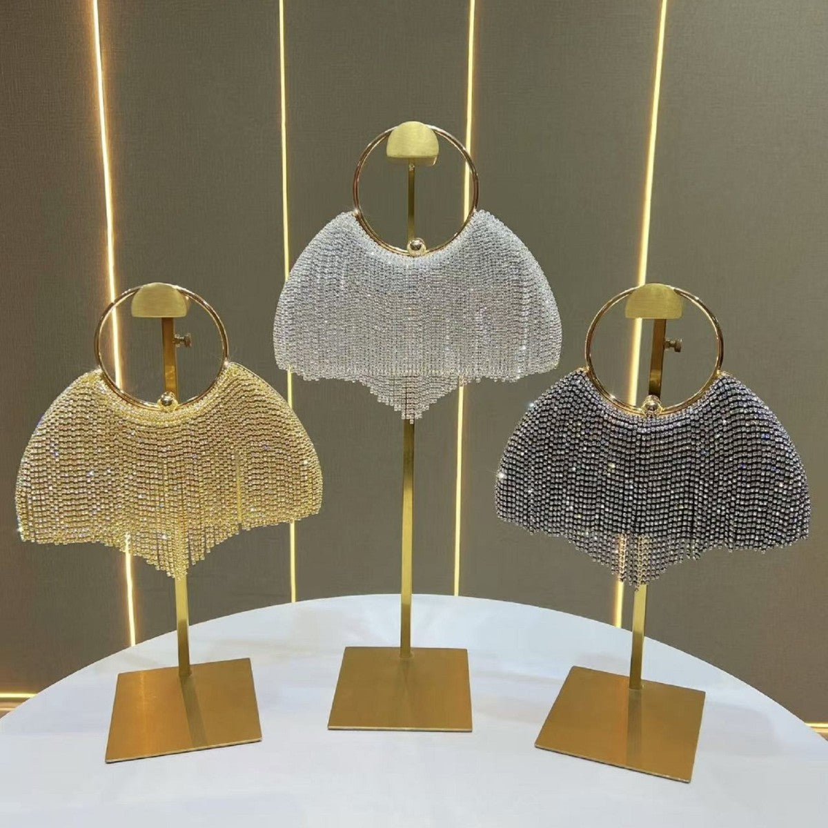 Kristallbesetzte Dekorative Abendhandtasche