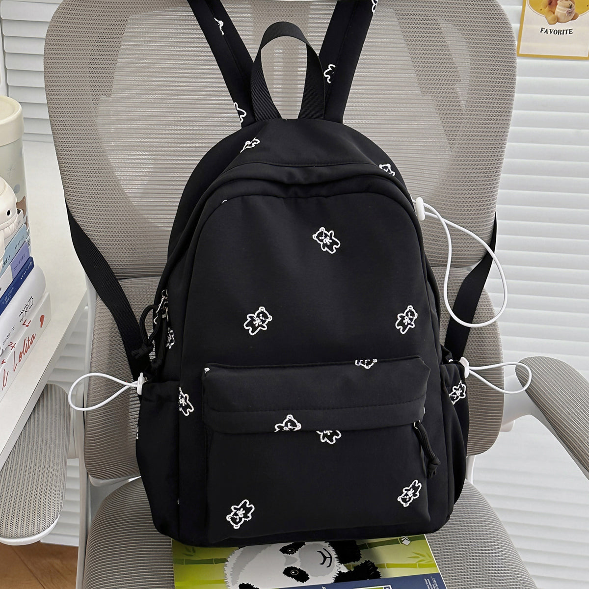 Stylische bestickte Freizeit-Rucksack Brehn 1791205607