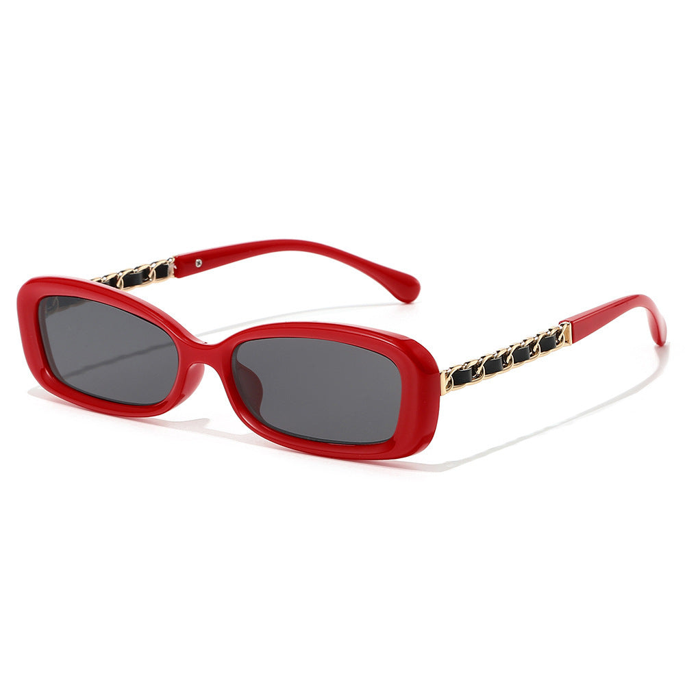 Stylische Rechteckige Mode-Sonnenbrille Brehn