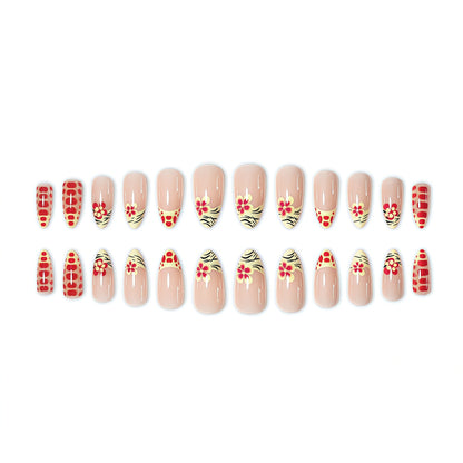 Floral Nail Art Press-On Set Brehn