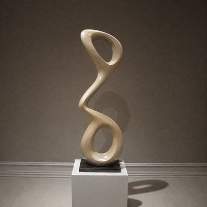 Abstrakte dekorative Schleifen Skulptur