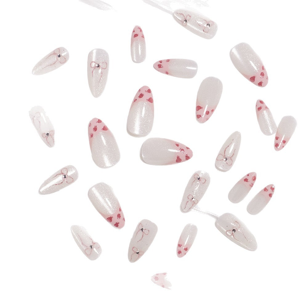 Künstlerisches dekoratives Press-On-Nagelset Brehn