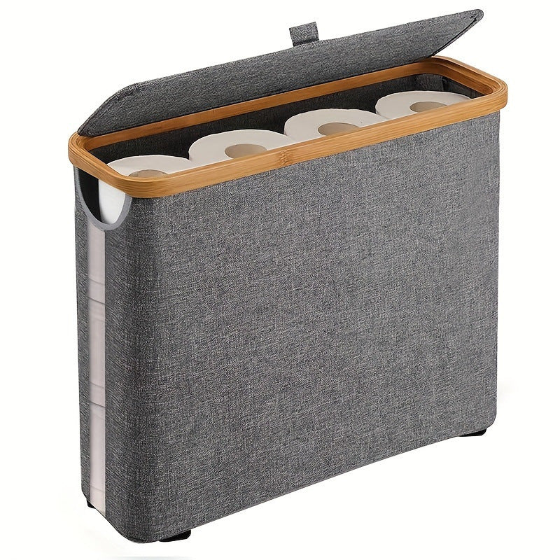 Nachhaltiger Recycling-Organizer mit Bambusdeckel Brehn