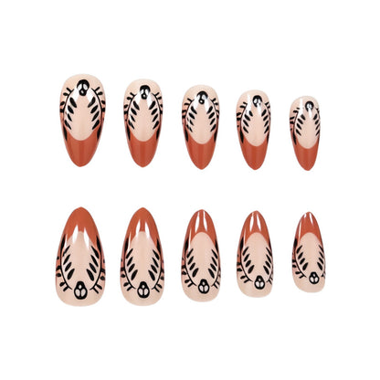 Premium Halloween-Themen Nagelkunst Set Brehn