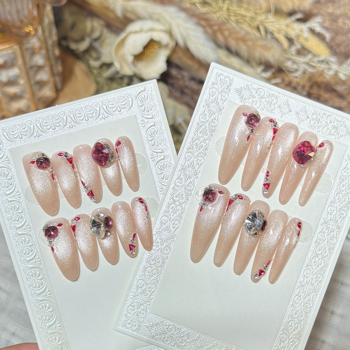 Glamouröses Stiletto Nagelkunstset Brehn