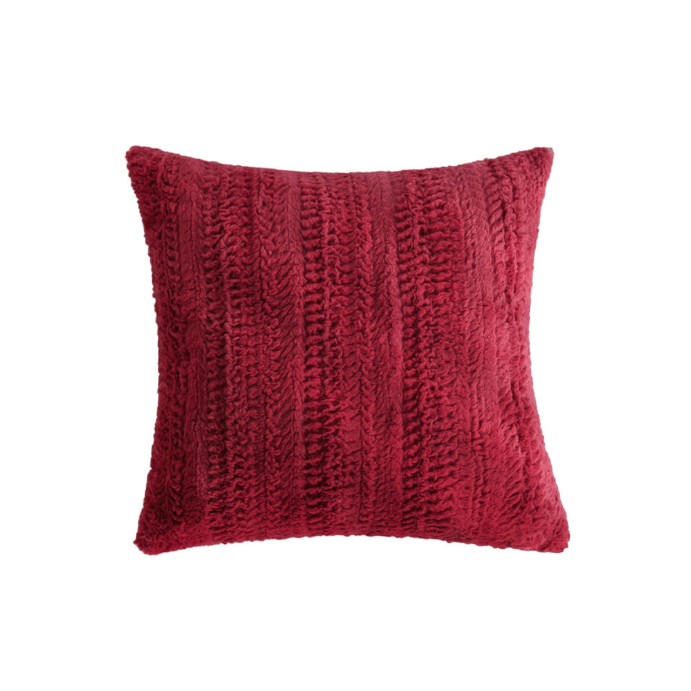 Dekoratives Kuschelkissen mit kuscheligem Kunstfellbezug Brehn