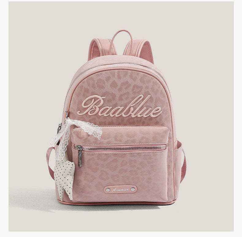 Stern-Bestickte Freizeit-Rucksack Brehn