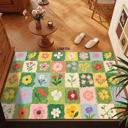Blumenmuster Dekorative Fußmatte Brehn