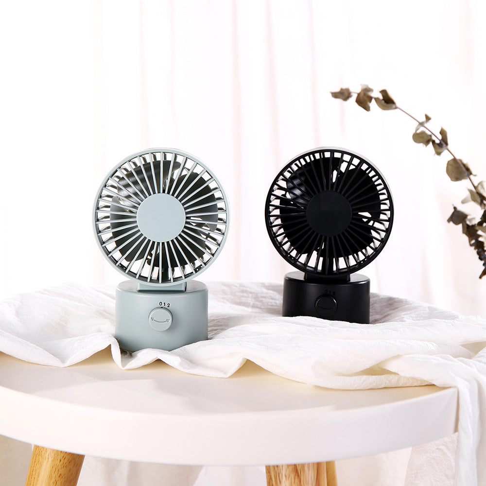 Unisex nan kompakt USB-wiederaufladbarer persönlicher Schreibtischventilator mit verstellbarer Neigung Brehn