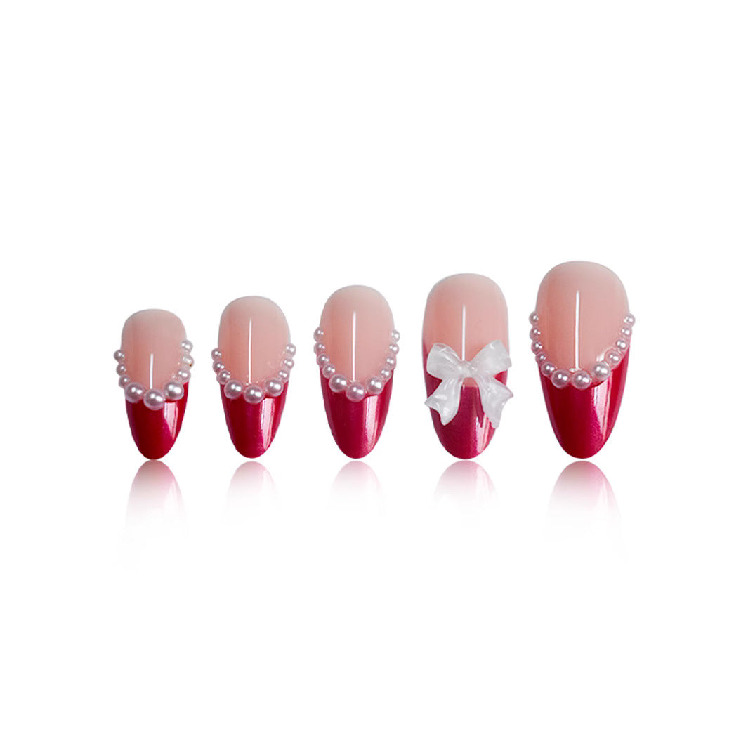 Elegante Stiletto Press-On Nagelkunst Brehn