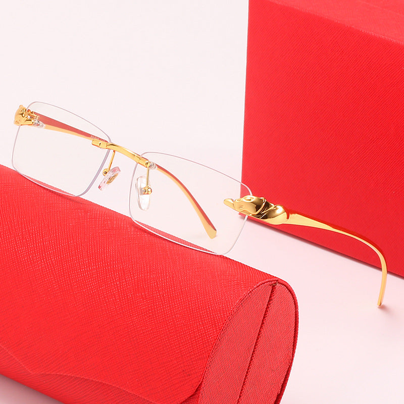 Damen modische Sonnenbrille mit elegantem Metallrahmen und innovativen Gläsern Brehn