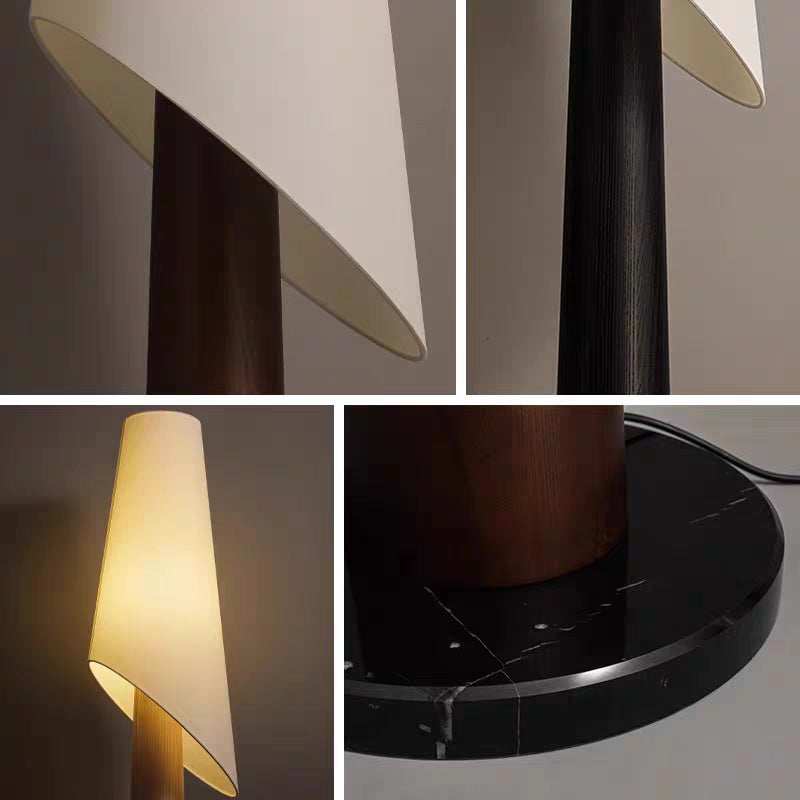 Moderne Minimalistische Stehlampe mit sanft leuchtendem Schirm